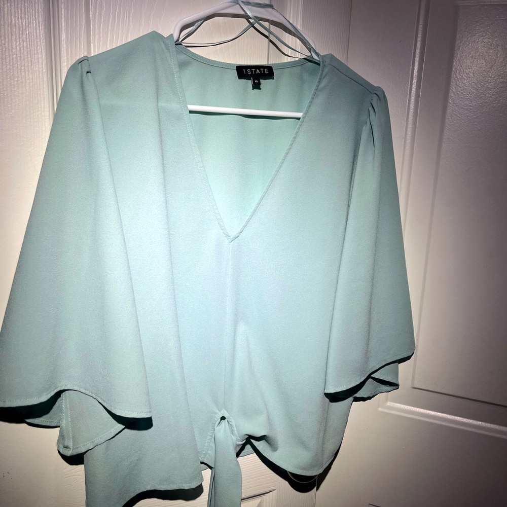 1.State. Flutter Sleeve. Front Knot. Xl - image 2
